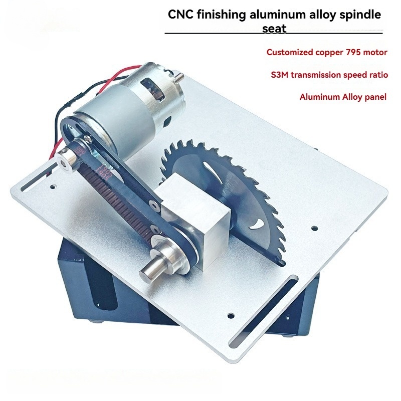 Mini Table Saw For Woodworking - Mini piła stołowa 120W, regulowana, wielofunkcyjna,