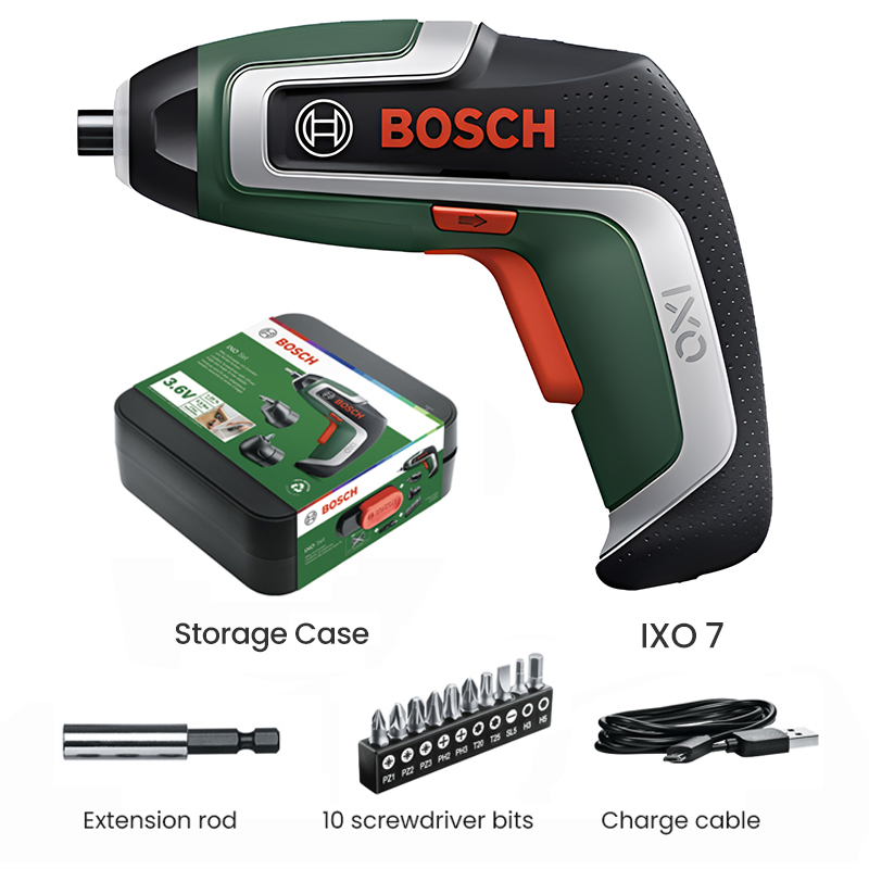 Electric Screwdriver Rechargeable Usb - Bosch IXO 7 – akumulatorowy wkrętak,