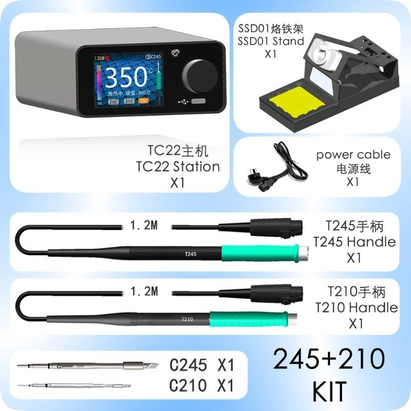 Stacja lutownicza z cyfrowym w – Digital Soldering Station T12 recenzja i cena