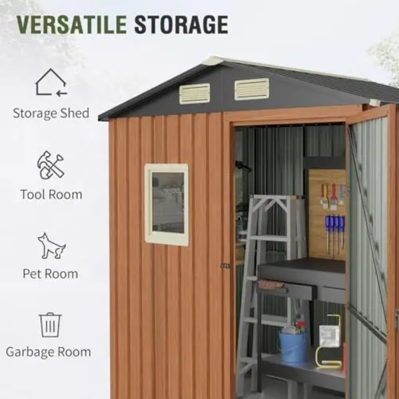 Szopa ogrodowa 6x4 stopy, zamy – Garden Tools recenzja i cena